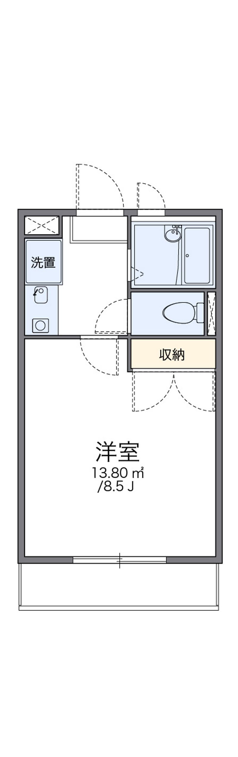 レオパレスＭＡＥＤＡ 間取図