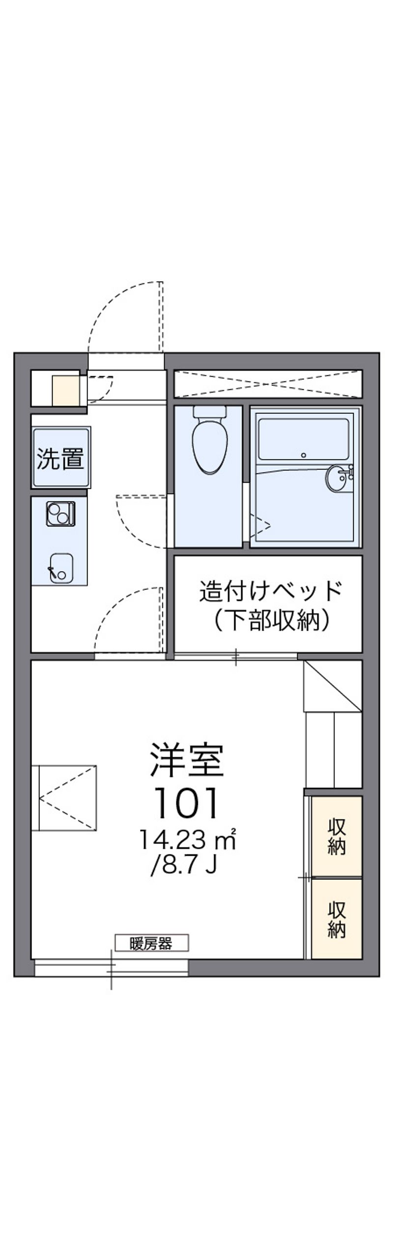 レオパレス桜景 間取図