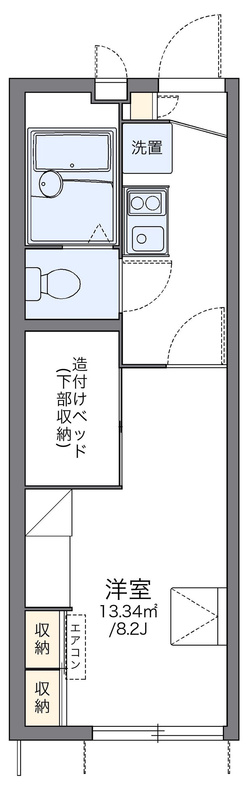 leopalace Gumizawa 평면도