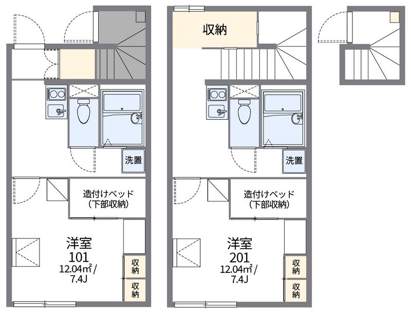 レオパレスタピスリー 間取図