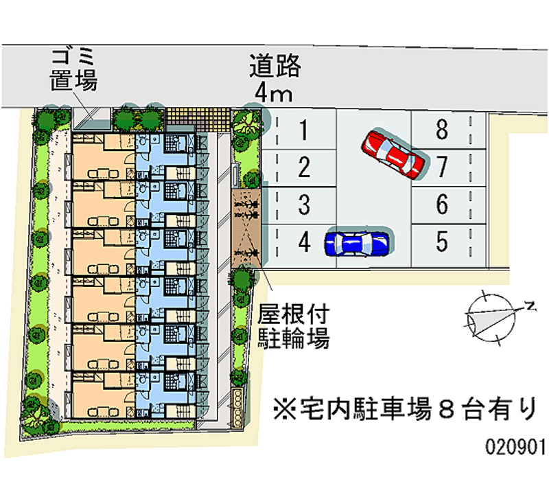 20901 Monthly parking lot