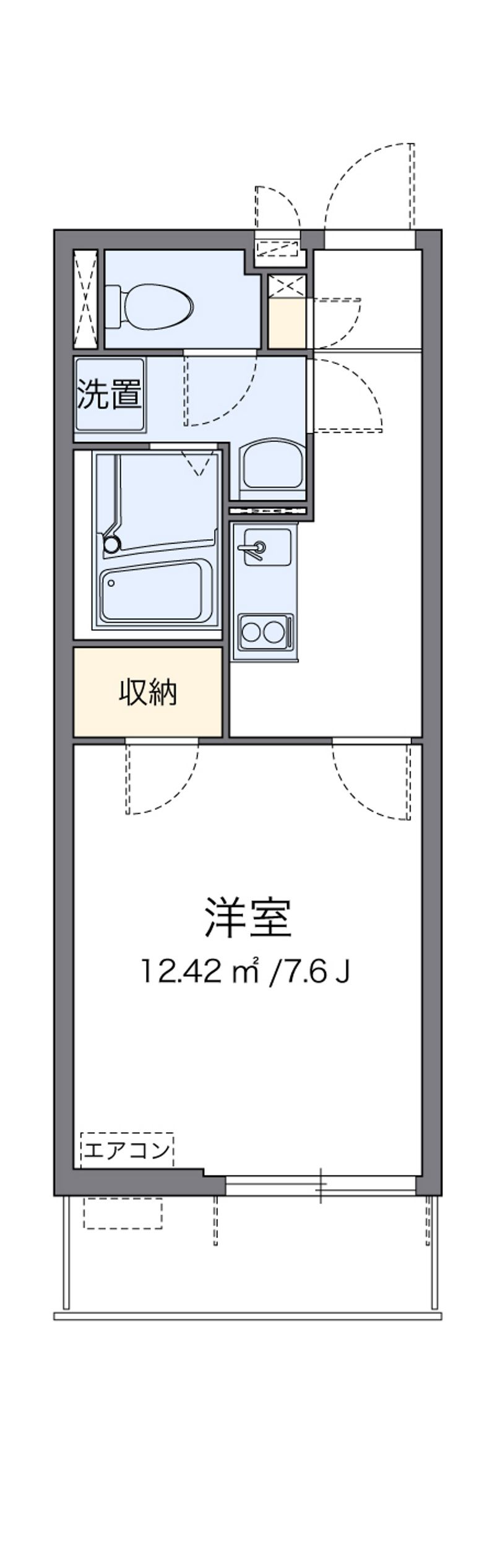 クレイノウィステリア 間取図