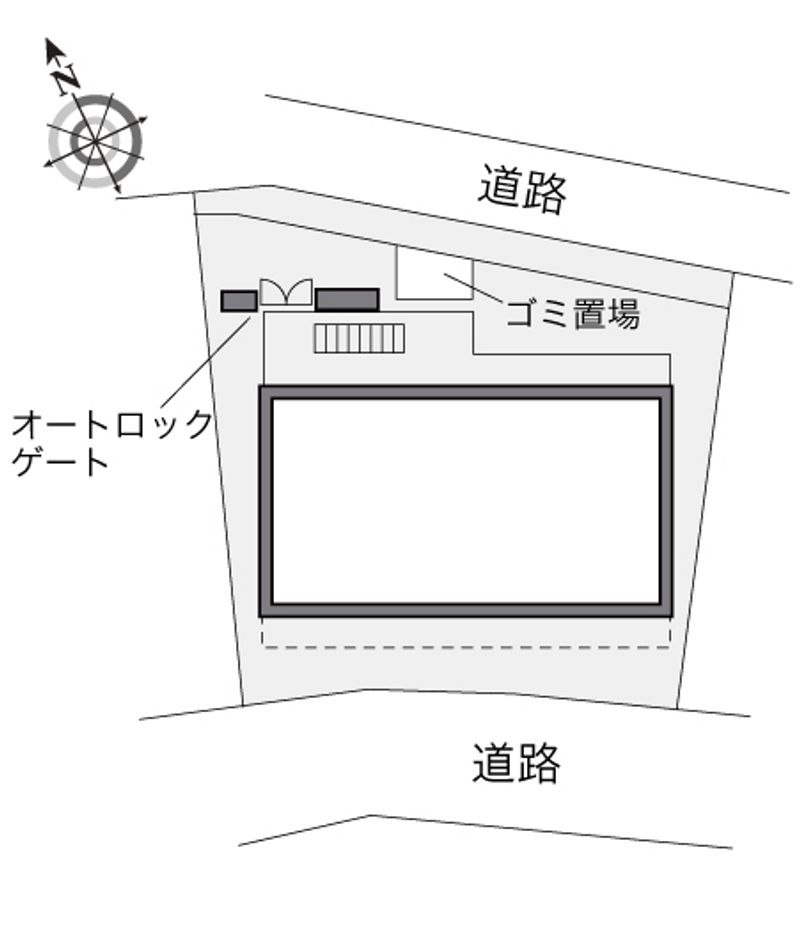 レオパレス本駒込 配置図