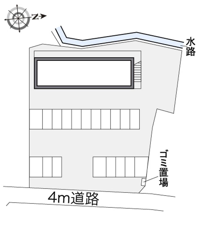 レオパレスヒロ 配置図