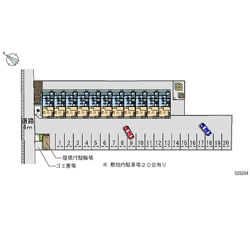 レオパレスＢ　ＺＯＮＥ 月極駐車場