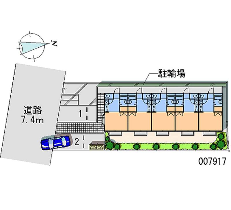 レオパレスＦＵＬＬＨＯＵＳＥ 区画図