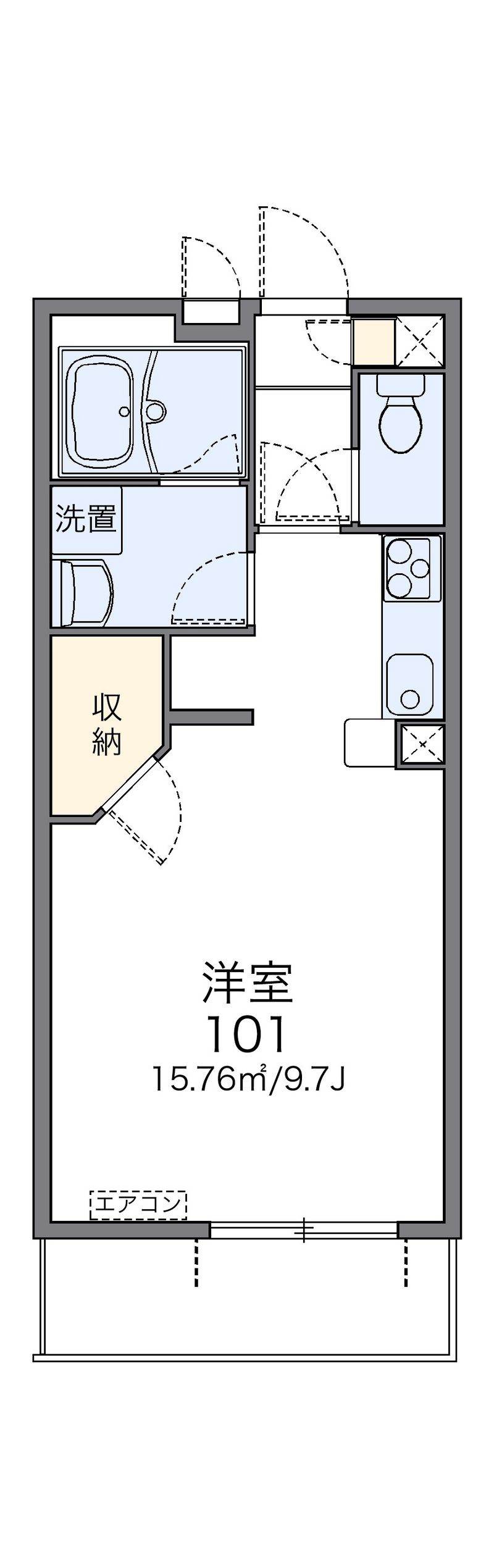 レオネクストナクティ 間取図
