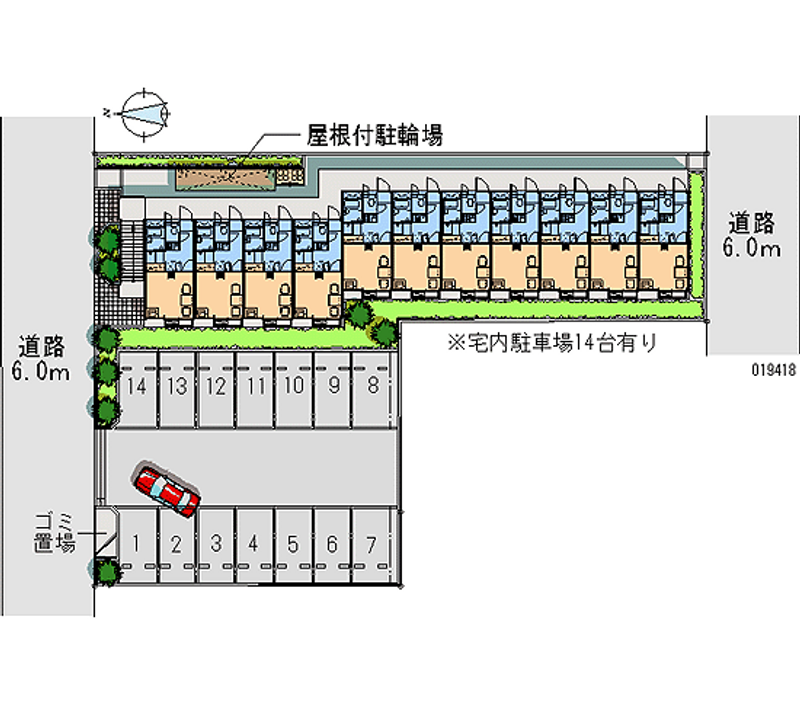 19418月租停車場