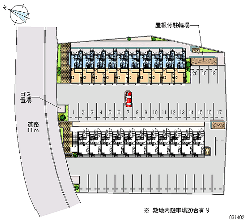 31402 Monthly parking lot