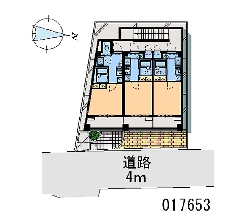 レオパレスＩＫＥＢＵＫＵＲＯ 区画図