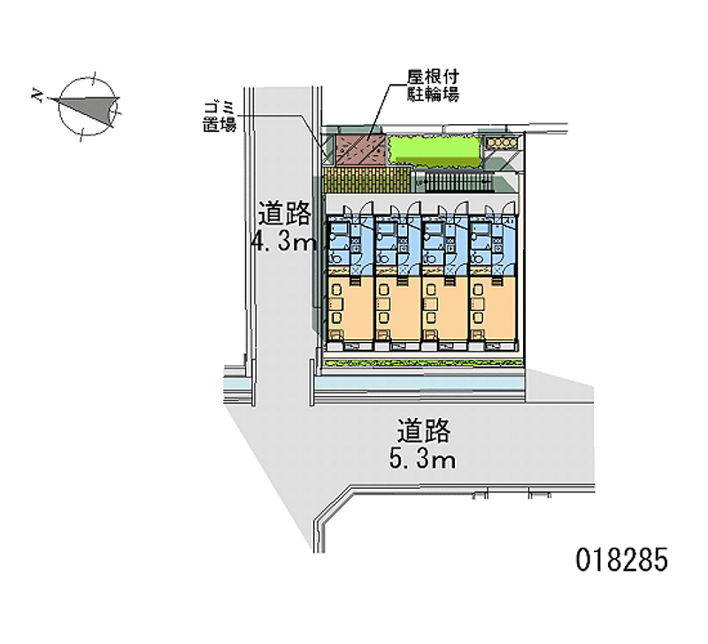 レオパレスコンフォール 区画図