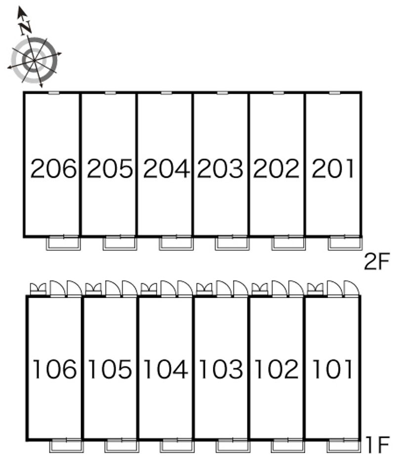 レオパレスｅｍａｓｏｎｓ 間取配置図
