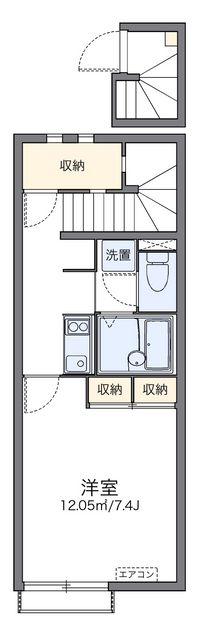 レオネクスト元植田Ｗｅｓｔ 間取り図