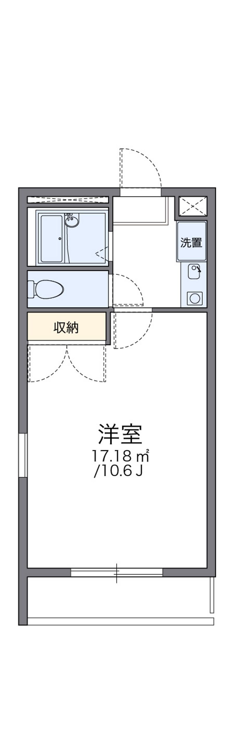 レオパレス若宮 間取り