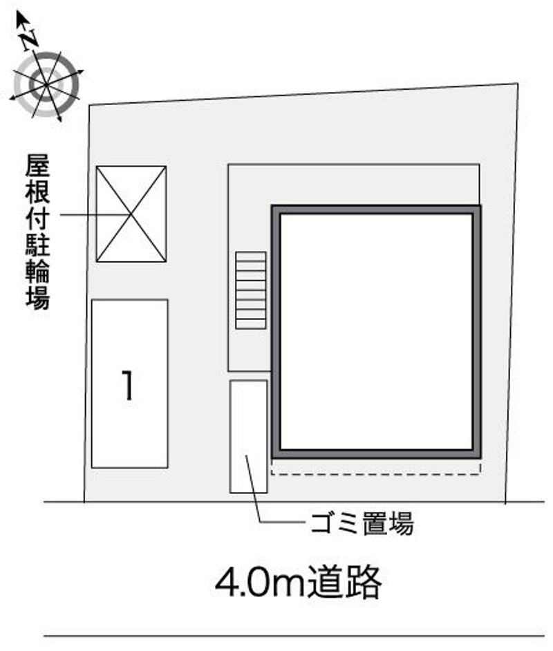 レオパレス愛風 配置図
