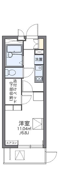 レオパレス前田 間取り図