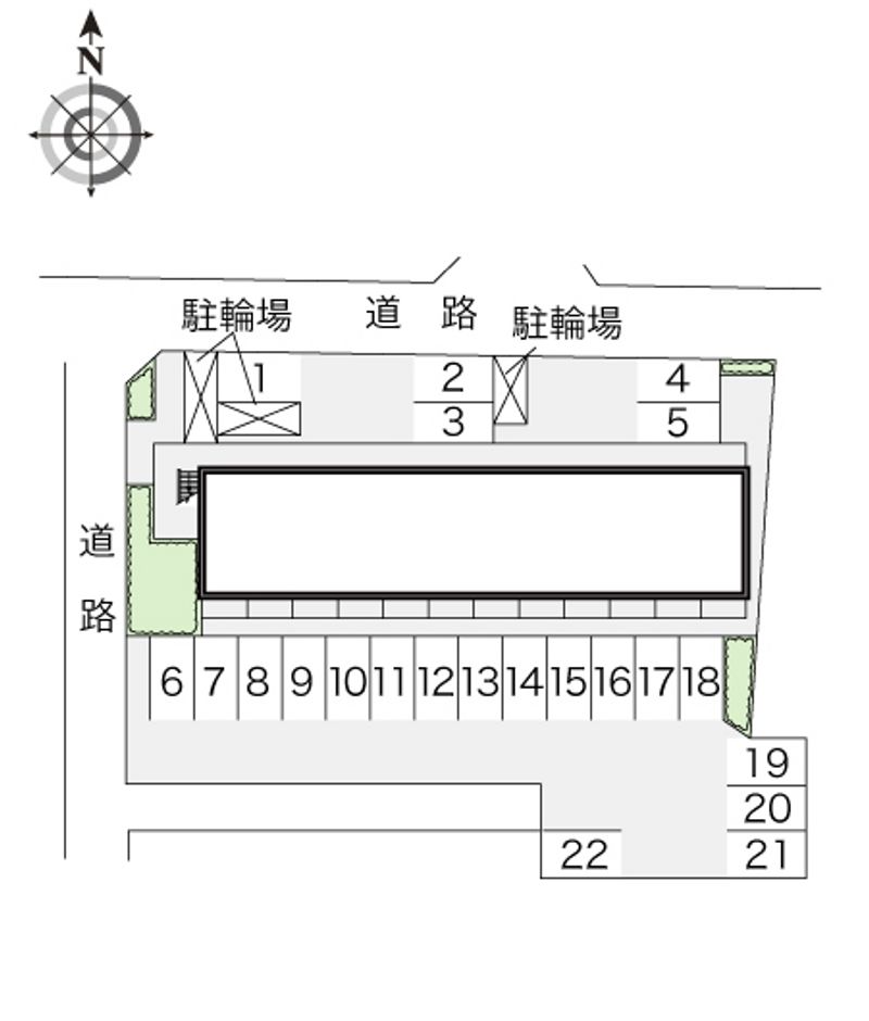 レオパレスＰｅｔｉｔ・ｃｈａｔｅａｕ 配置図