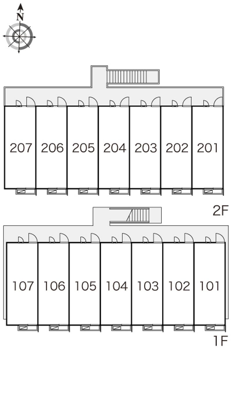 レオパレスＹ・Ｍ・Ｓ 間取り配置図
