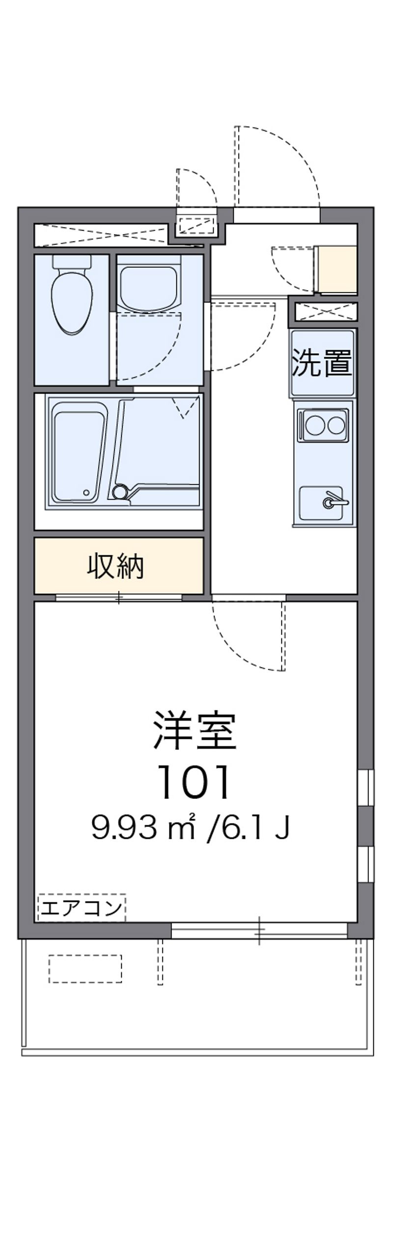 クレイノロッソ　ストラーダ 間取図