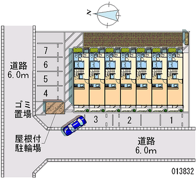 レオパレスダモイ 月極駐車場