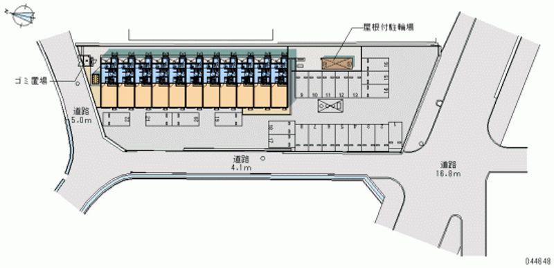 レオネクスト感田 月極駐車場