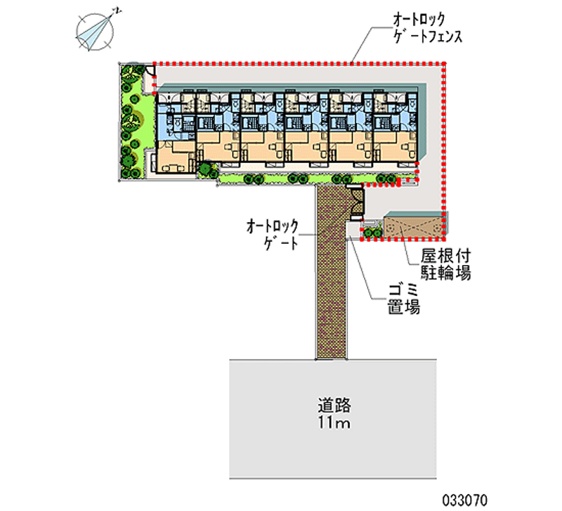 レオパレスミノール 区画図
