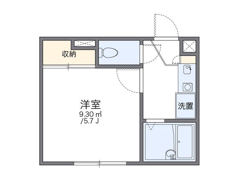 レオパレス藤ノ森 間取図