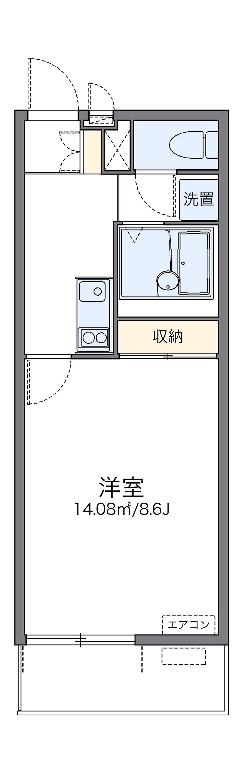 レオネクストＣａｒｐｅＤｉｅｍ 間取図