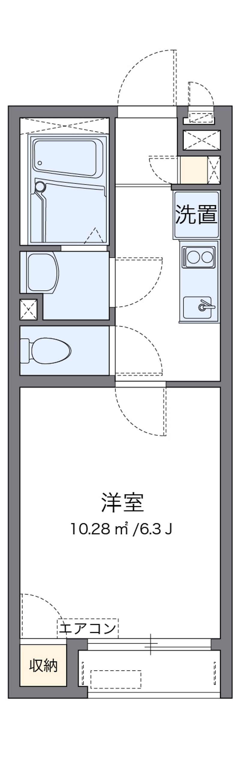 レオネクストシェソワ 間取図