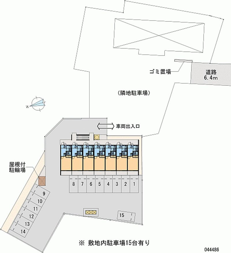 レオパレス城北Ⅱ 月極駐車場