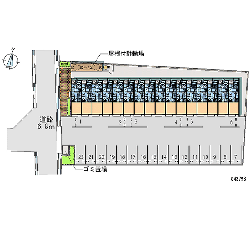 43798 bãi đậu xe hàng tháng