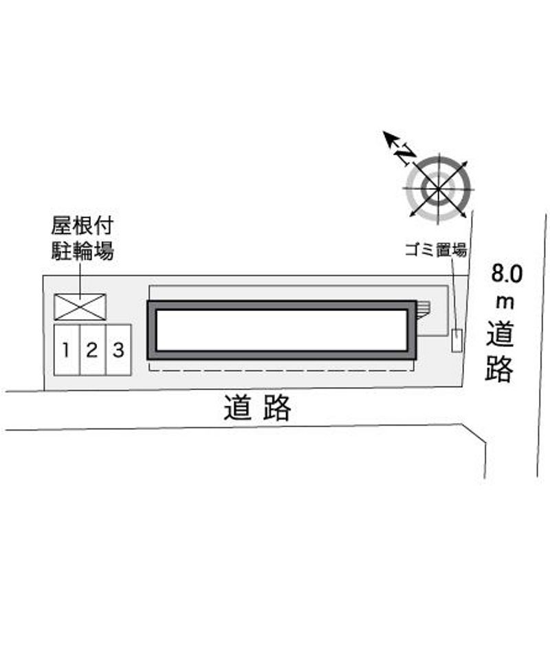 レオパレス中央 配置図