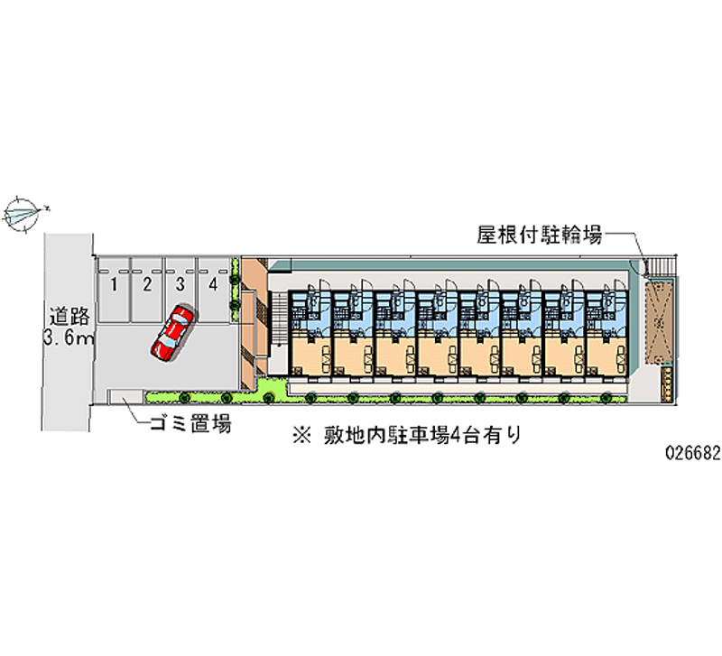 26682月租停車場