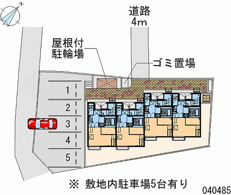 レオパレスシャイン 月極駐車場