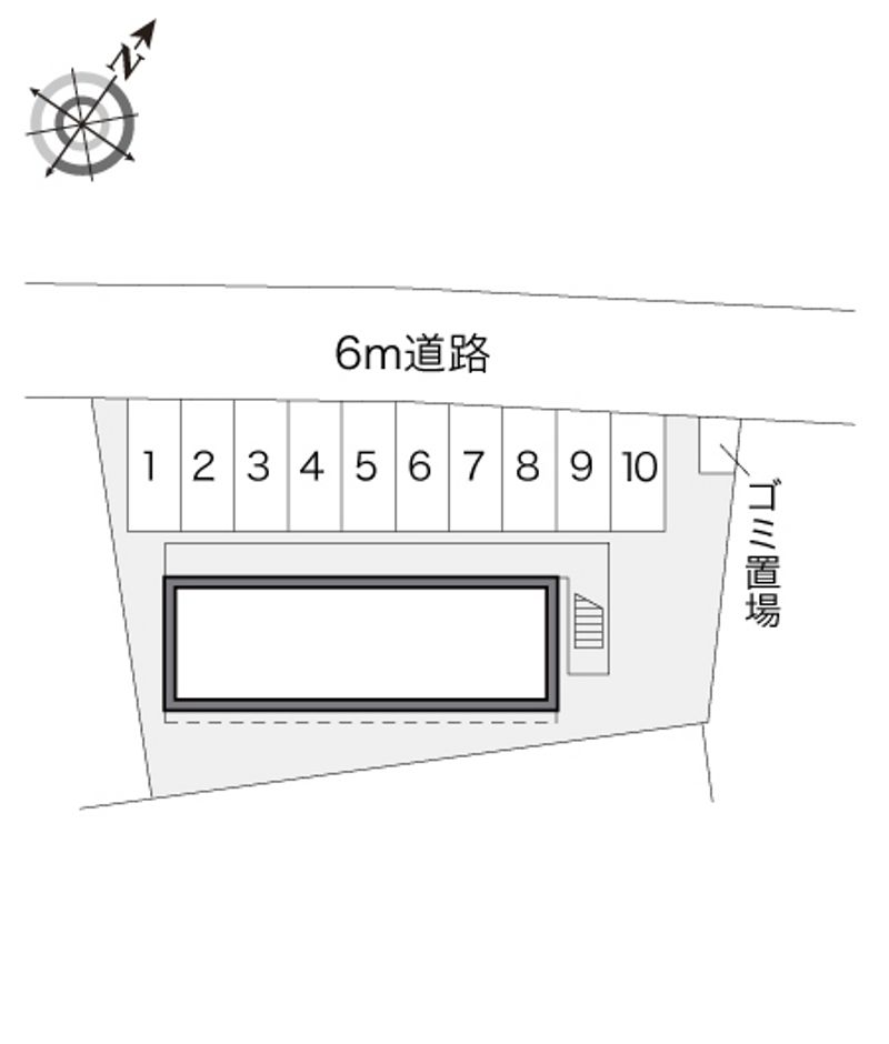 レオパレスロジュマン 駐車場