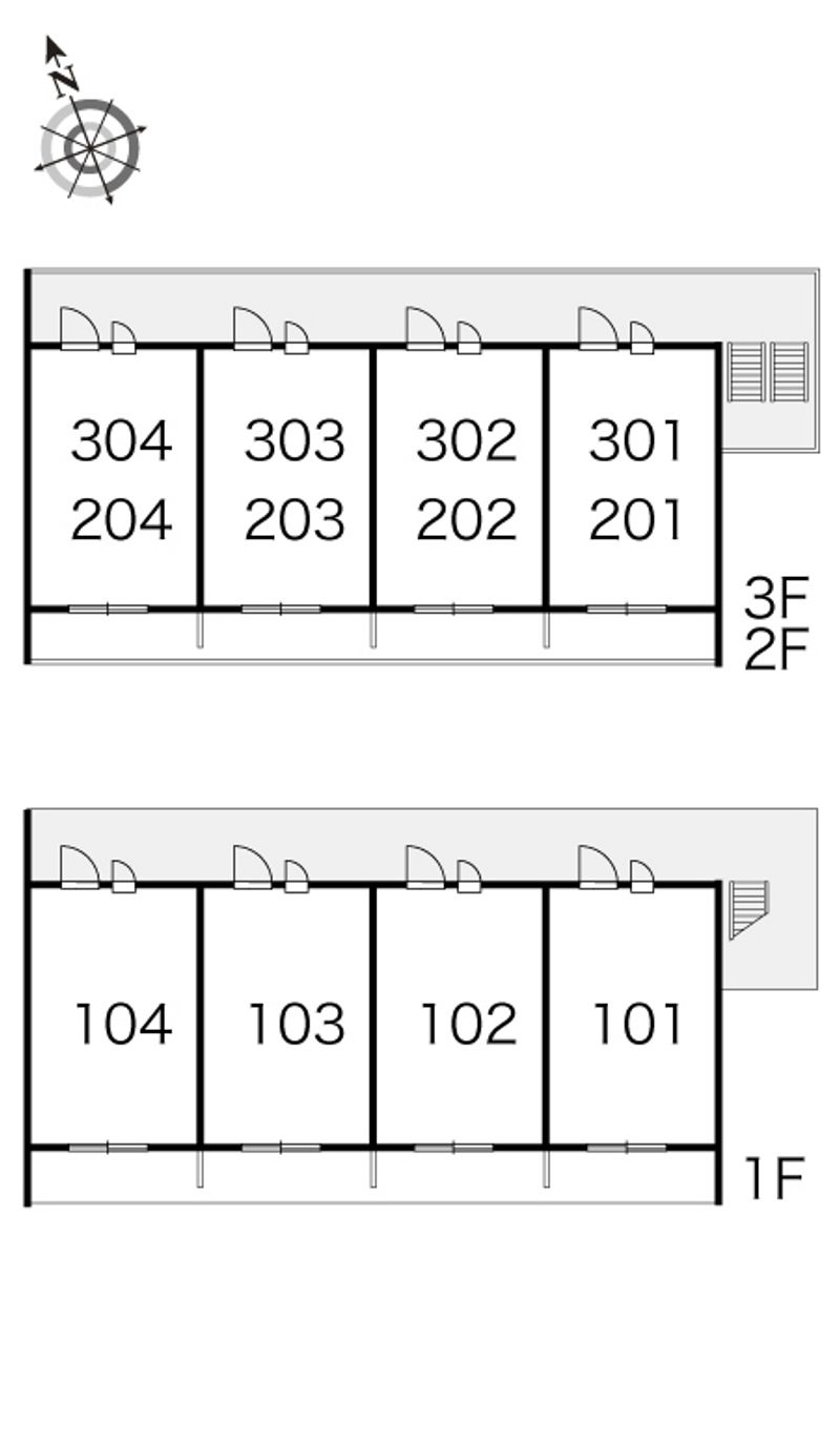 レオパレスＭＯＡ 間取り配置図