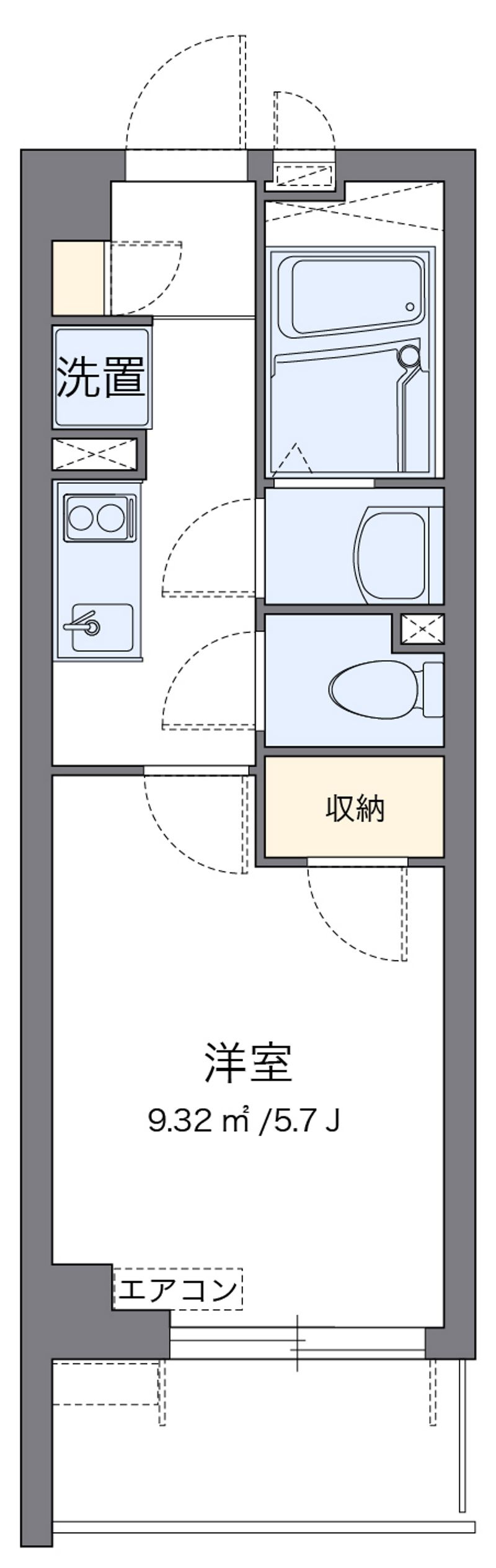 クレイノリレーション中野 間取図
