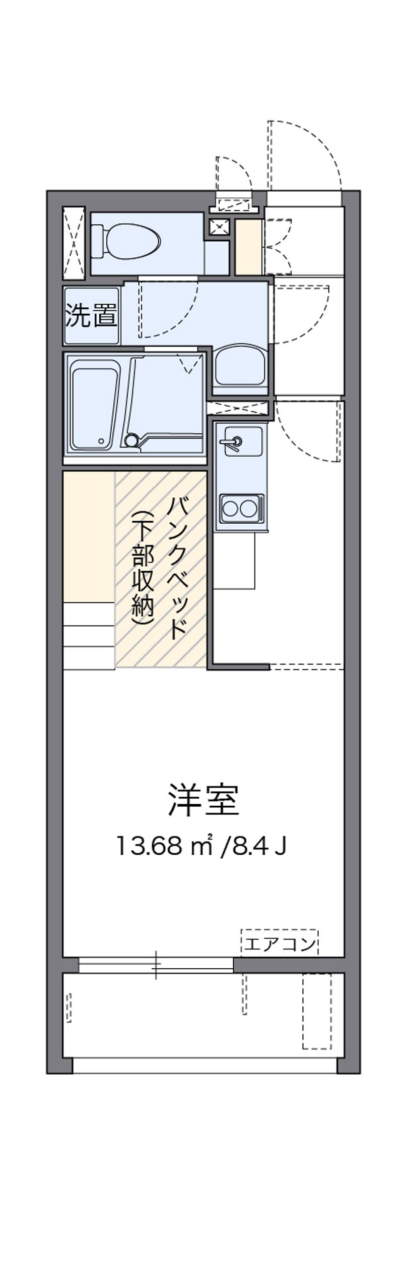ミランダメルベーユ高坂 間取図