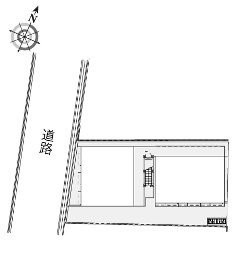 レオパレス若葉 配置図