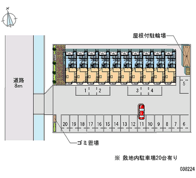 38224 Monthly parking lot