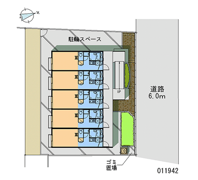 レオパレス住之江 区画図