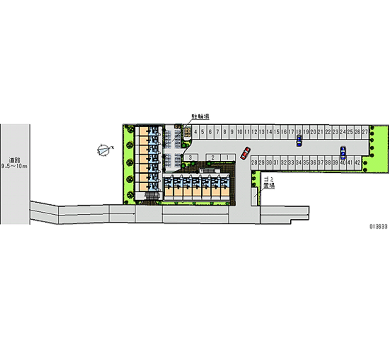 13633 Monthly parking lot