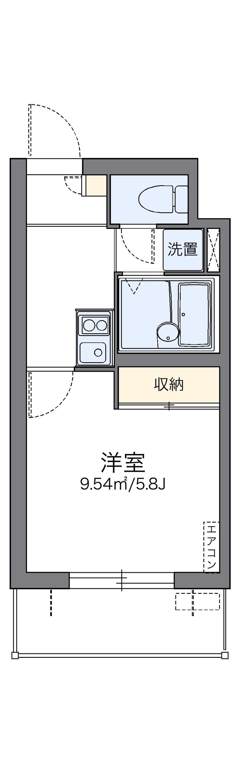 レオパレスソフィア　参番館 間取図
