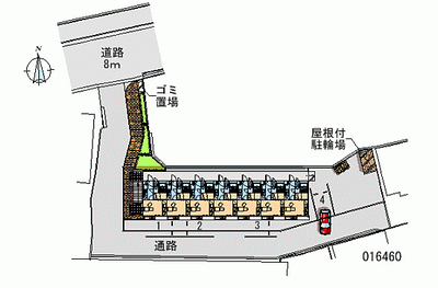 16460 Monthly parking lot