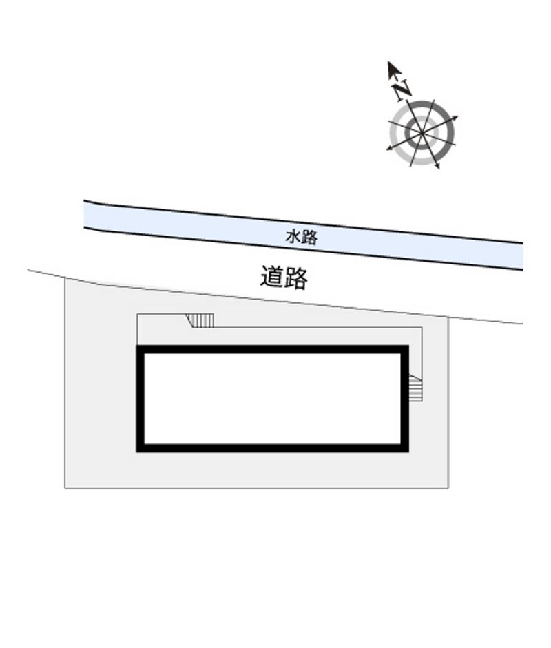レオパレスグリーンヒルズ上水本町 配置図
