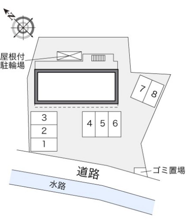 レオパレスガーデン 駐車場