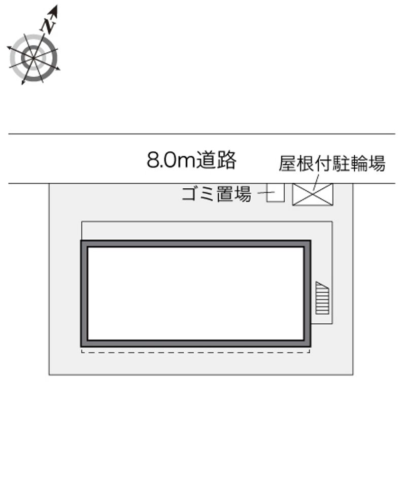 レオパレス若宮 配置図