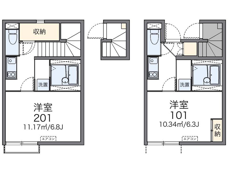 レオネクストプレイズ向ヶ丘 間取図