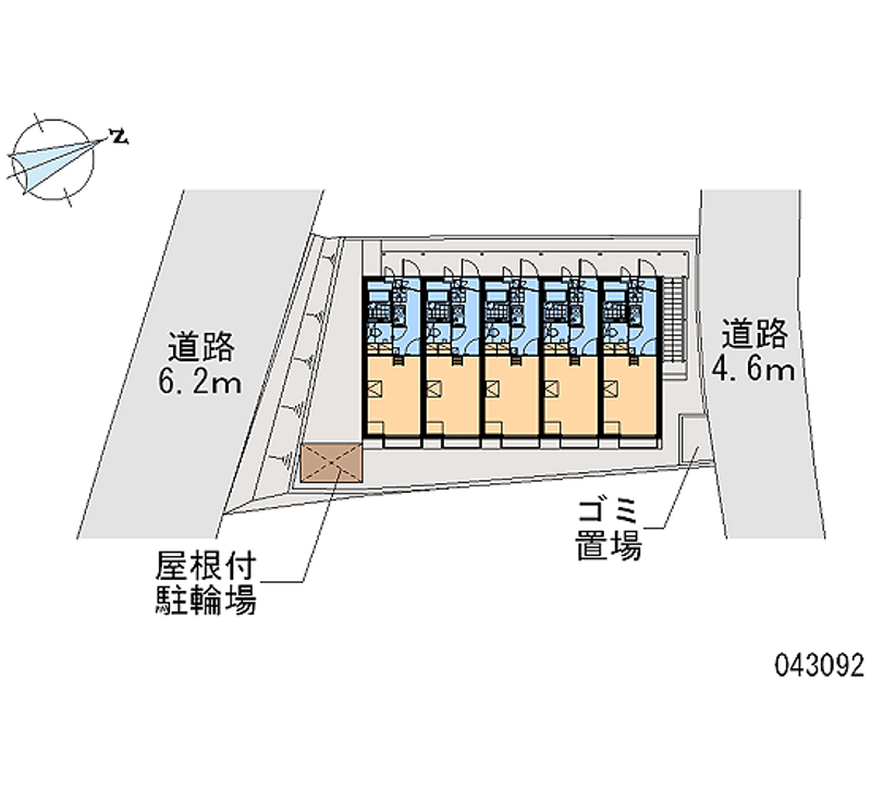レオパレス今福 区画図