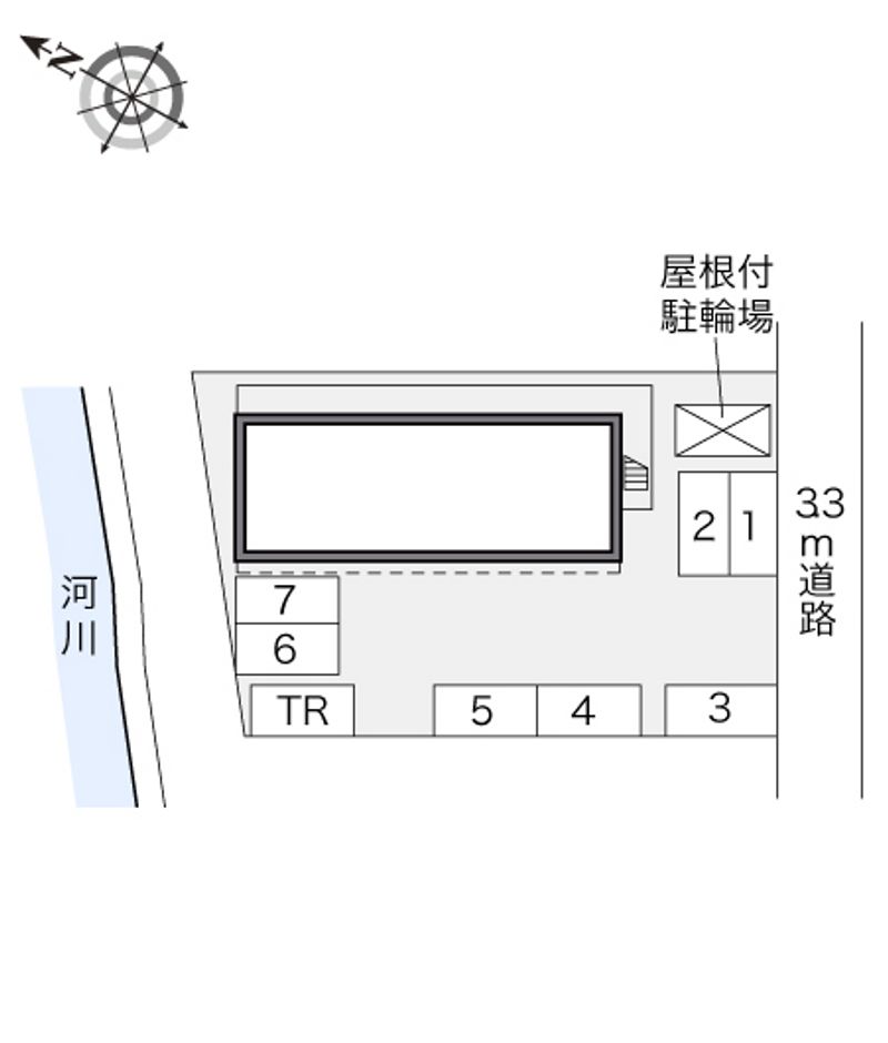 レオパレスフィレーツェ 配置図